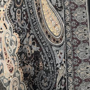 Midnight Blossom 01 - Patterned Soft Hijab