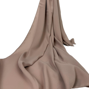 Dark Nude - Crepe Hijab