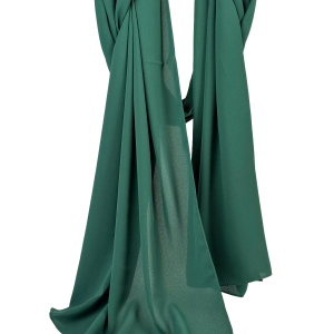 Hunter Green - Crepe Hijab