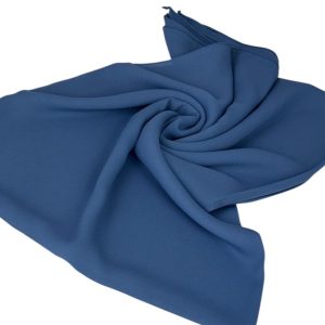 Sea Blue - Crepe Hijab