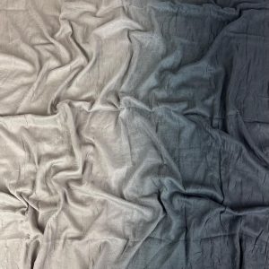 Black & Grey - Crinkled Gradient Modal Hijab