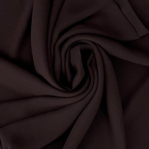 Dark Brown - Crepe Hijab